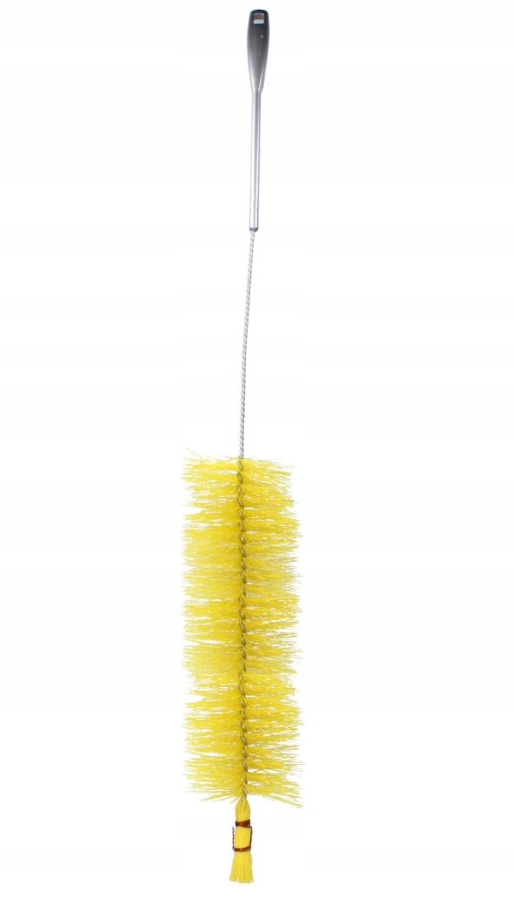 Spazzola KADAX per lavare palloncini, damigiane, contenitori in vetro da galloni, lunga 110 cm, flessibile.