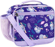 Borsa per picnic e viaggio per bambine, borsa per ragazze con cinturino sulle spalle, borsa per picnic e viaggio per bambine, blu