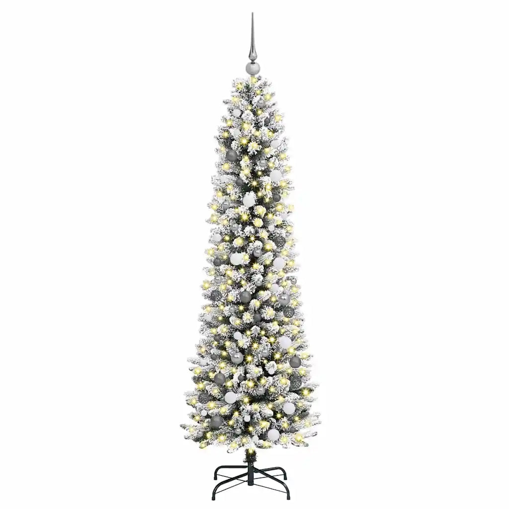 Albero di Natale artificiale con 300 LED Bianco 210 cm 3396116