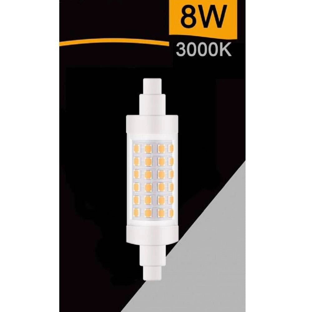 Trade Shop - Lampadina Led R7s 8 Watt 880 Lumen 78mm Luce 3000k 4000k 6500k Sparac-r7s-8w-001 -