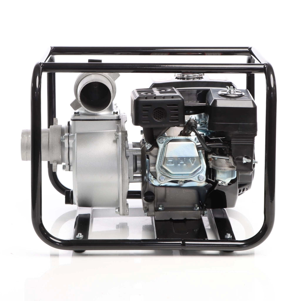 Pompa per acque nere a benzina 4kW 48.000 l/h Pompa da giardino con attacco da 80 mm (3")