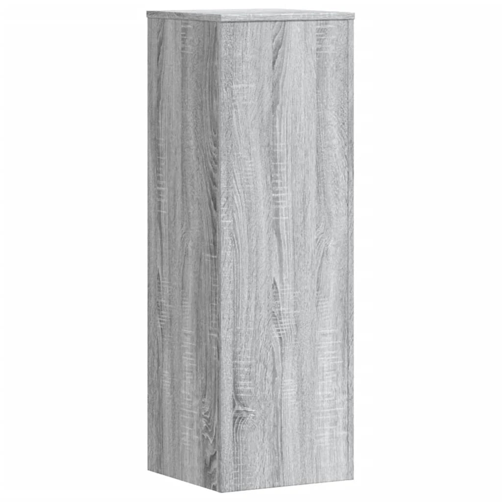 Portavasi Sonoma mobile portafiori 33 x 33 x 100 cm legno ingegnerizzato grigio 02_0045176