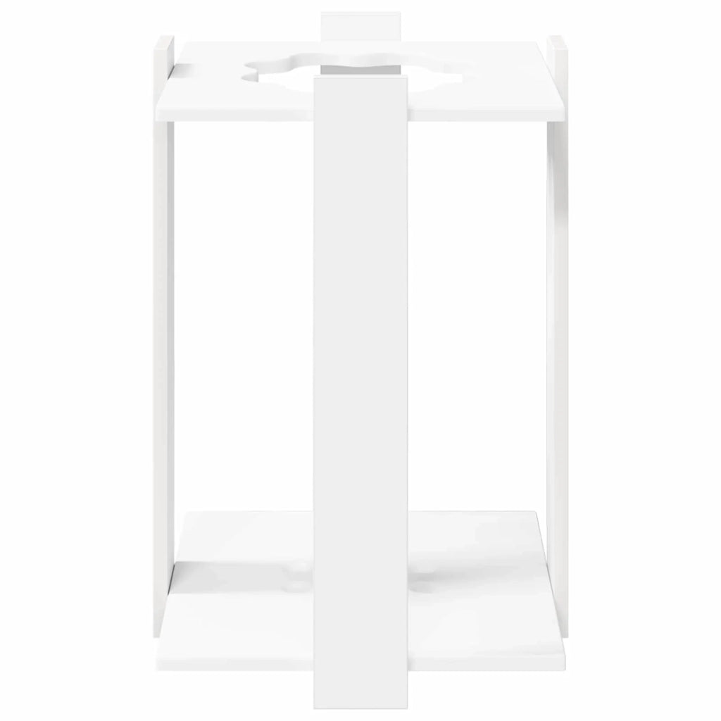 Supporto per stecche da biliardo Legno ingegnerizzato Bianco 8006782