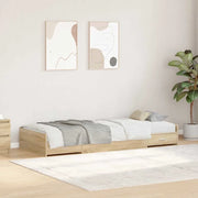 Struttura del letto Rovere Sonoma 75 x 190 cm Legno multistrato 3335255