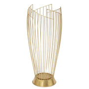 Porta Ombrelli VKH327, Oro, Metallo, 28x28x69 cm