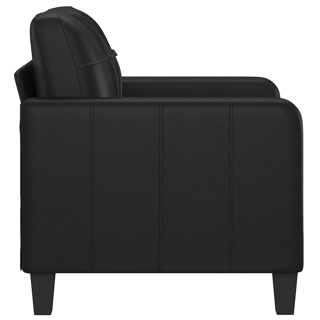 Poltrona Nera 60 cm in Similpelle 359107