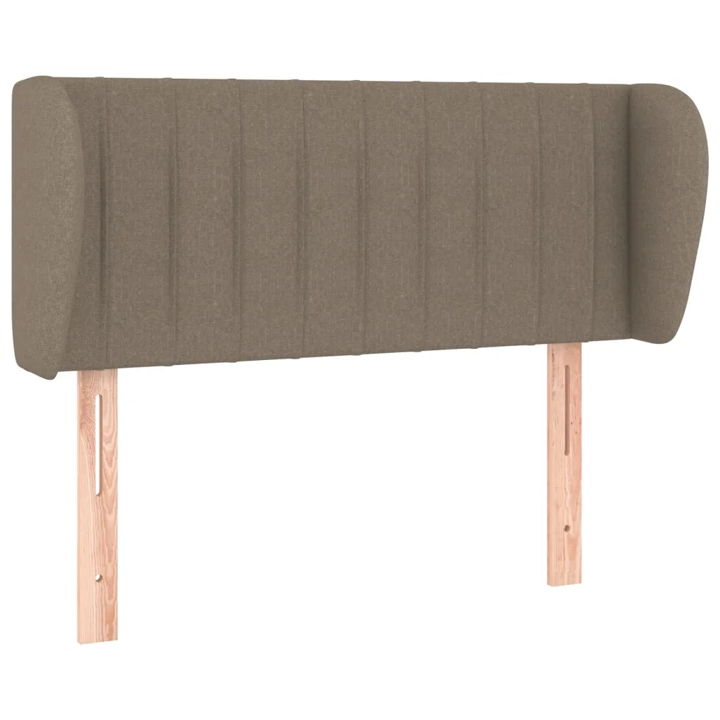 Testiera ad Orecchio-Testata con Orecchie Tortora 83 x 23 x 78/88 cm in Tessuto 611408