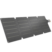 CARICABATTERIA SOLARE 36W PIEGHEVOLE CON ATTACCO TIPO-C, IMPERMEABILE IP67 IN ETFE, GRIGIO