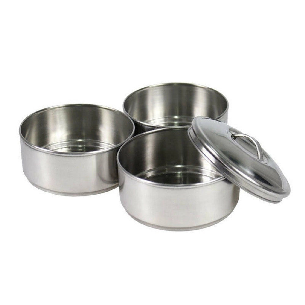Trade Shop - Portavivande Piramide 3 Livelli Contenitore Porta Pranzo Vivande Cibo Alimenti -