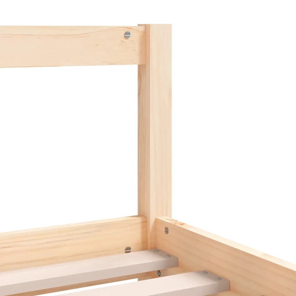 Giroletto per Bambini-Struttura Letto Bambini 90x200 cm in Legno Massello di Pino 589202