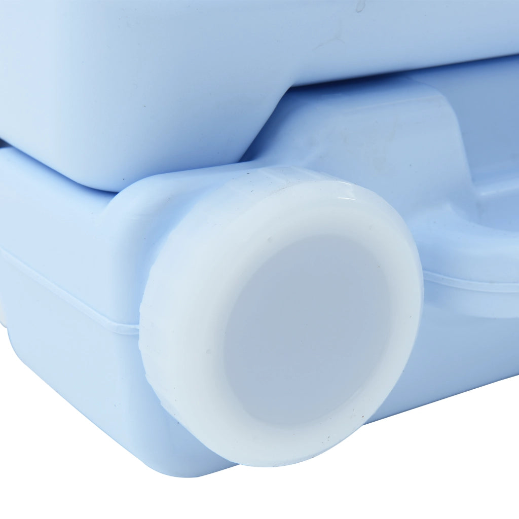 Toilette da Campeggio corpo blu chiaro + coperchio bianco NA NA NA