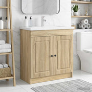 Mobiletto da bagno sotto il lavello Rovere Sonoma 890076