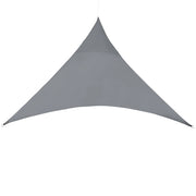 Vela Ombreggiante Patras Tenda Parasole Triangolare 400x400x400 cm Grigio Scuro [en.casa]