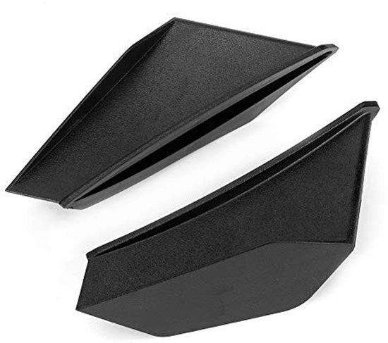 Alettoni universali per motocicletta - Kit aerodinamico - affidabili e stabili - nero - compatibili con Ducati e Kawasaki