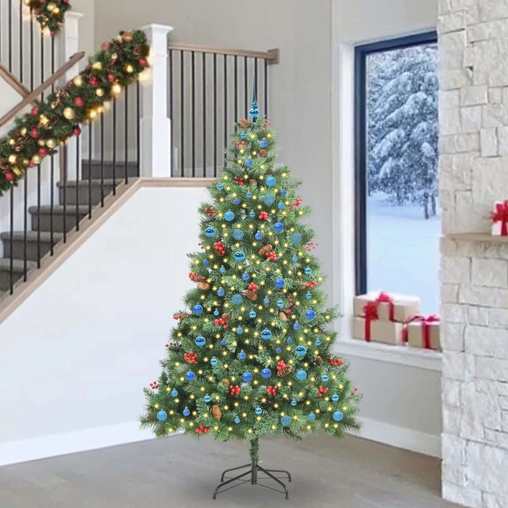 Albero di Natale artificiale Verde 240 cm PVC e Metallo 3395159