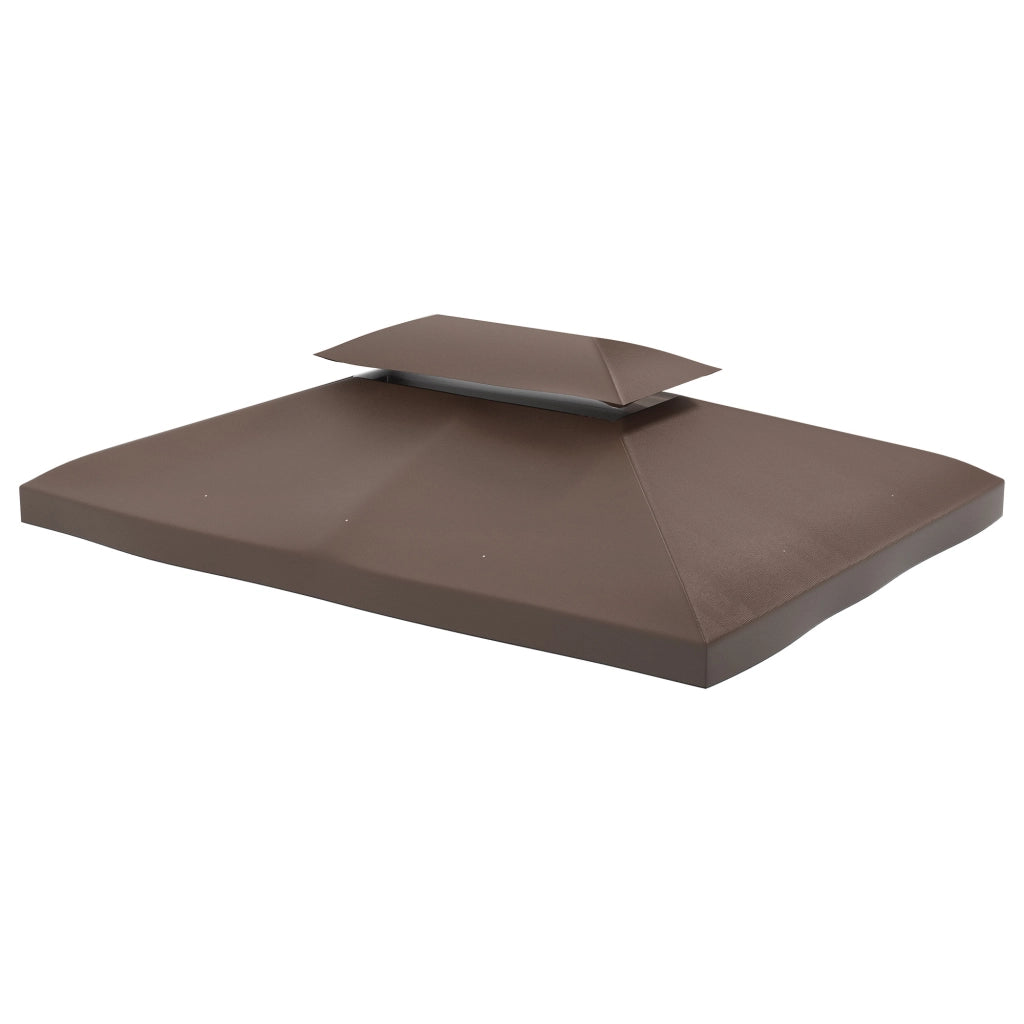 Tetto sostitutivo per gazebo da giardino 3x4m ¨C zephmum ¨C Polyester colore caff¨¨