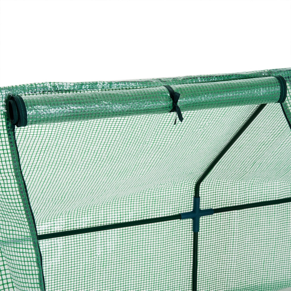 SERRA PER PIANTE 270x90x90 cm Verde in acciaio