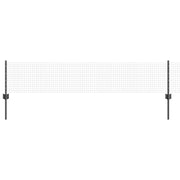 Recinzione in Filo Saldato con 5 U Post Grigi 0.4x10 m Acciaio
