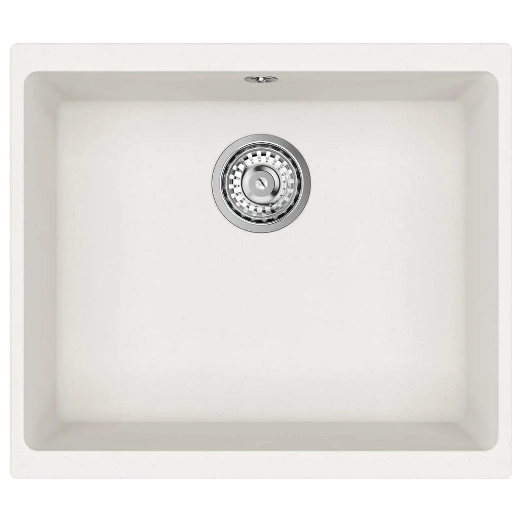 Lavello Bianco 530 x 460 mm 80% Quarzo e 20% Resina CFW8545566