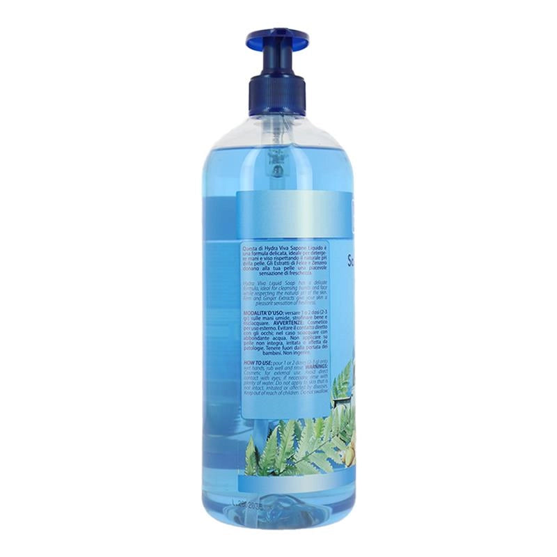HYDRA VIVA+ SAPONE LIQUIDO MANI E VISO ESTRATTI DI FELCE E ZENZERO - 1L