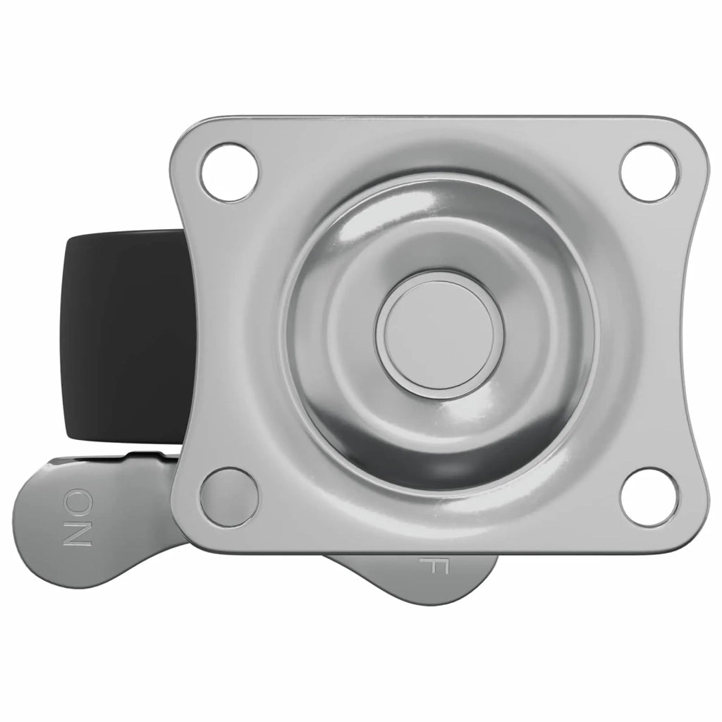 Ruota 12 pz Nero e argento 50,7 x 50,7 x 24,4 mm Ferro e nylon CFW5347227