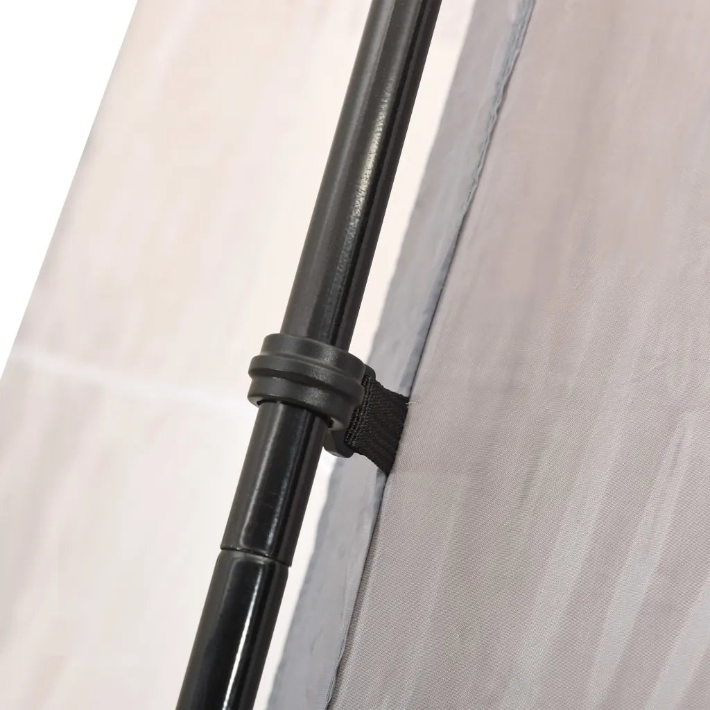 Tenda per Piscina in Tessuto 590x520x250 cm Grigia 93046