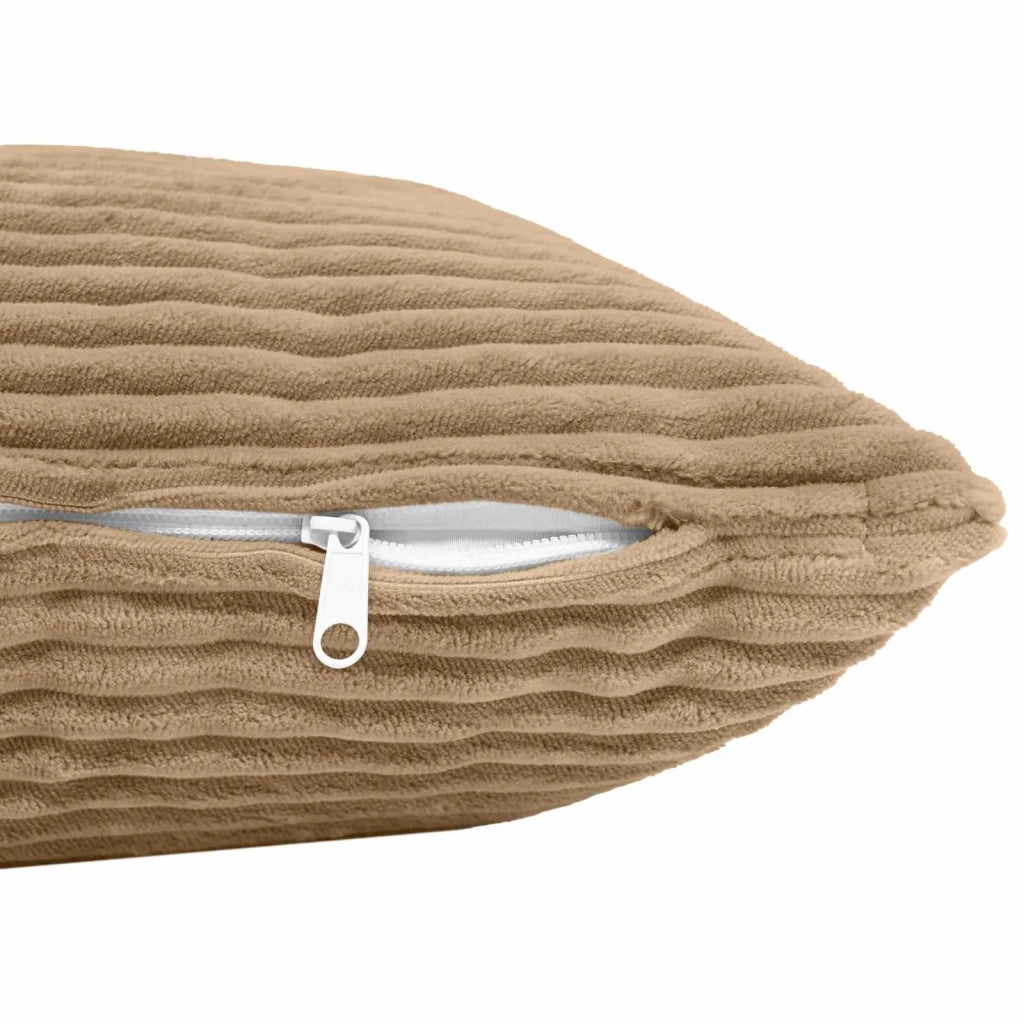 Federa 2 pcs HEERLEN Marrone 70 x 70 cm corduroy 913275