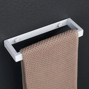Supporto per asciugamani Bagno - Ripiano per asciugamani - Appoggio asciugamani - Acciaio inossidabile - 20 cm - Bianco