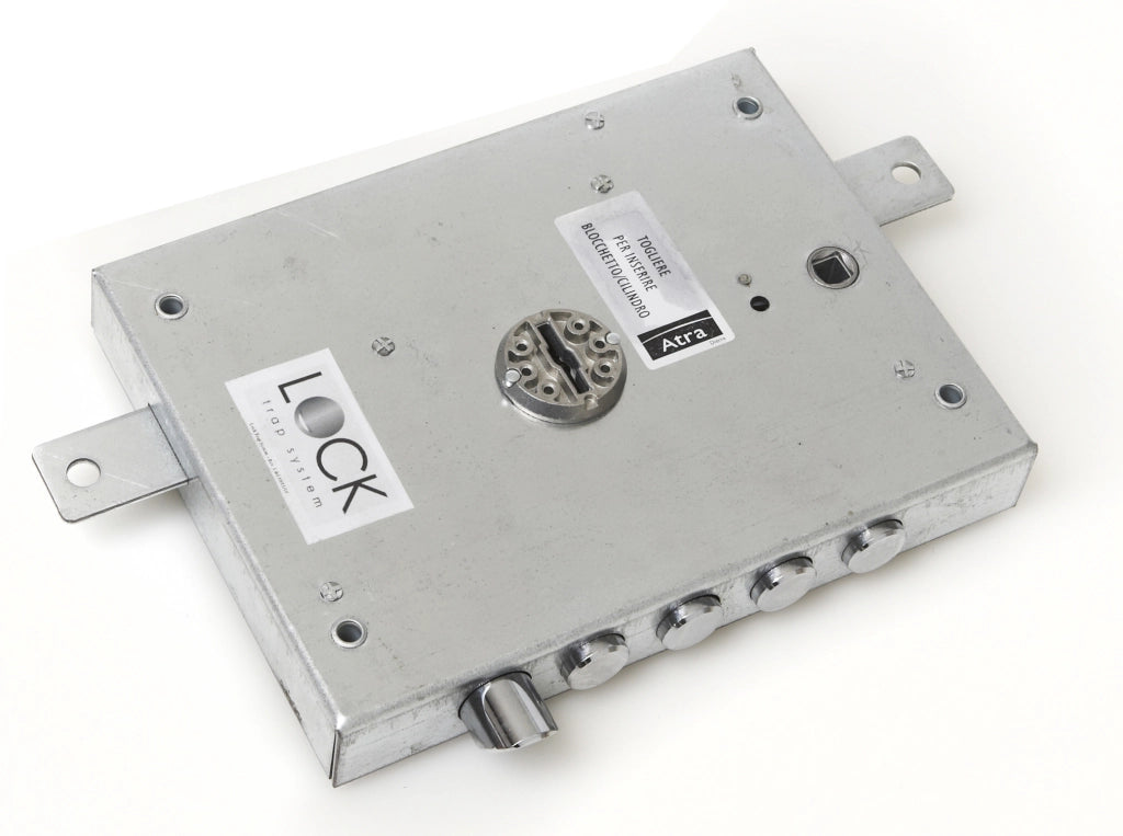 Dierre Atra SERRATURA PORTE BLINDATE APPL.D/M 4M+S Art. SER 7112 1SE E.70 Sx-CHIAVE 116 MM-in busta