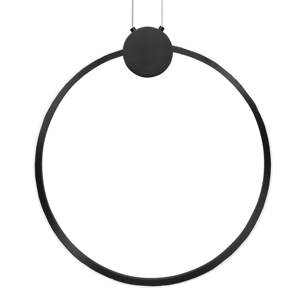Lampada Da Soffitto Led App1398-cp Black 50cm