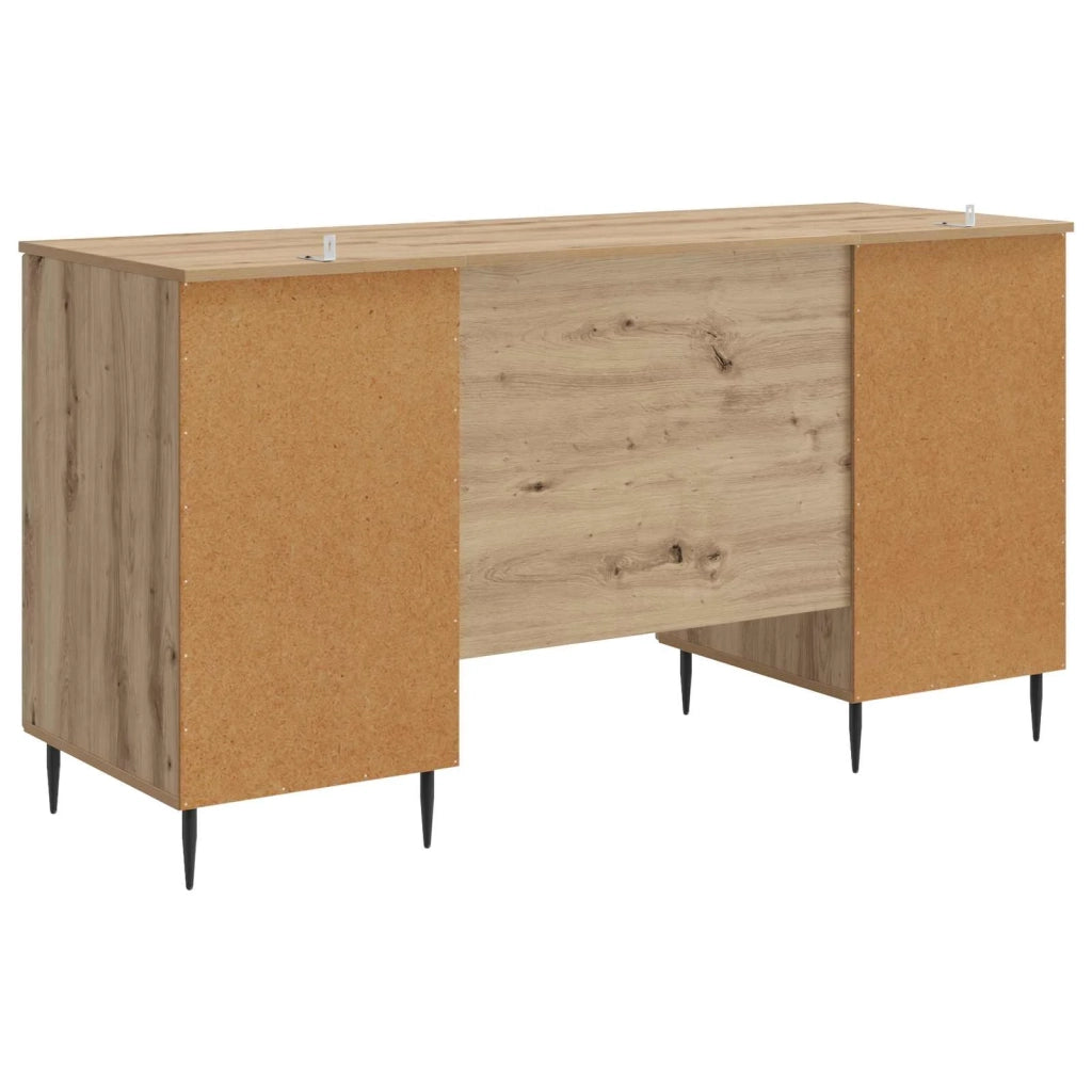 Scrivania con lo scaffale Rovere Artigianale 142,5 x 50 x 75 cm