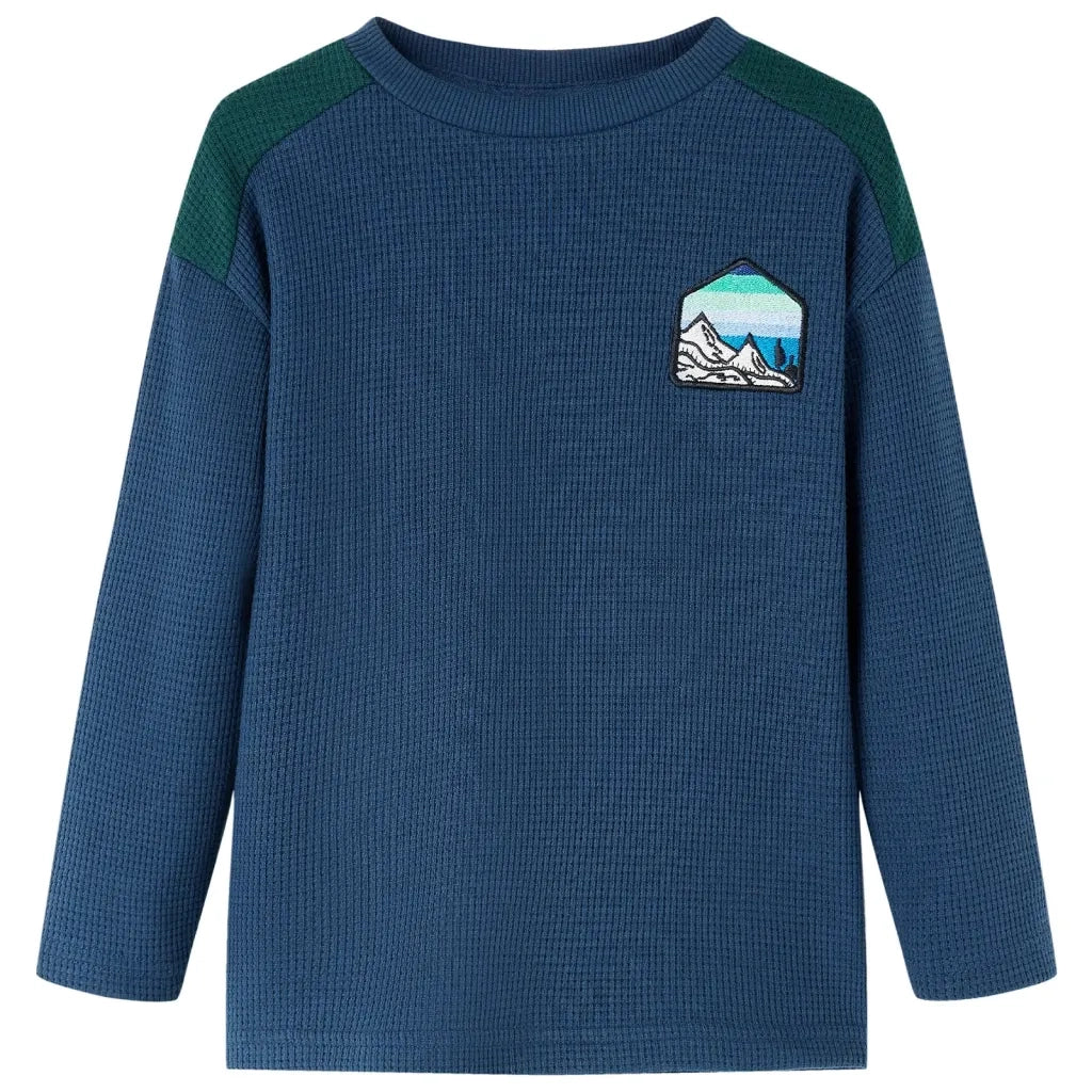 Felpa da Bambino Blu Marino 128cod mxl 84278