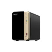 Qnap ts-264 nas tower intel® celeron® n5095 8 gb 0 tb qnap qts nero, oro - TS-264-8G