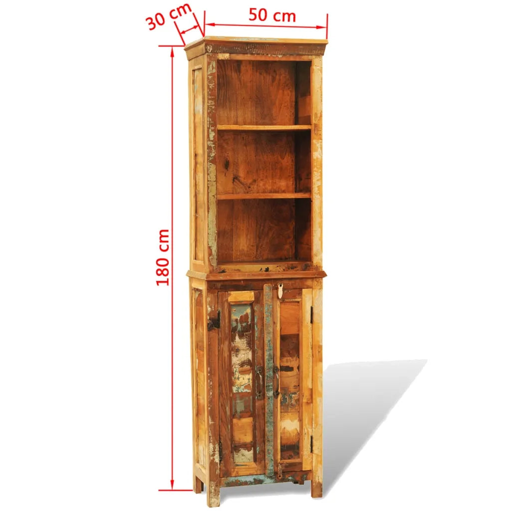 Libreria in Legno Massello di Recupero Vintage 241433