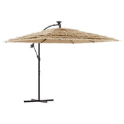 Ombrello | Parasolne Giardino con Palo in Acciaio Marrone 246x246x230 cm