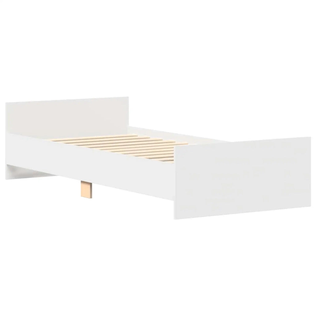 Struttura letto con testata Bianco 80 x 200 cm