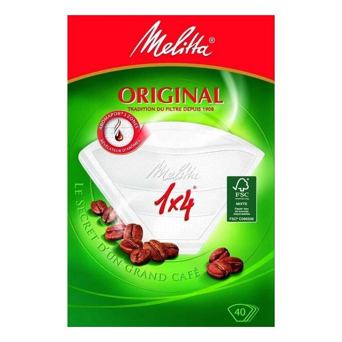 Melitta Original 1?4/40 40 pz Cono Filtro per caffè usa e getta