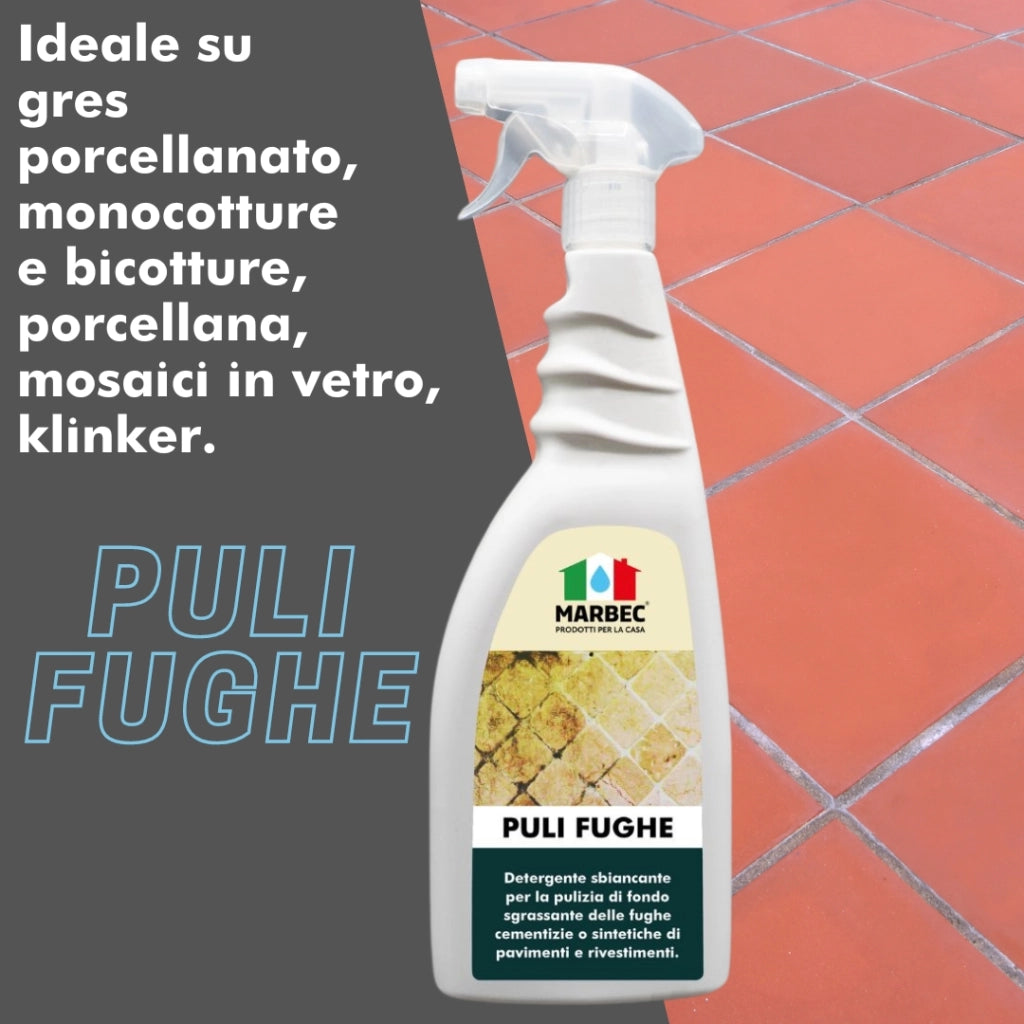 Come pulire le fughe dei pavimenti PULI FUGHE   5LT