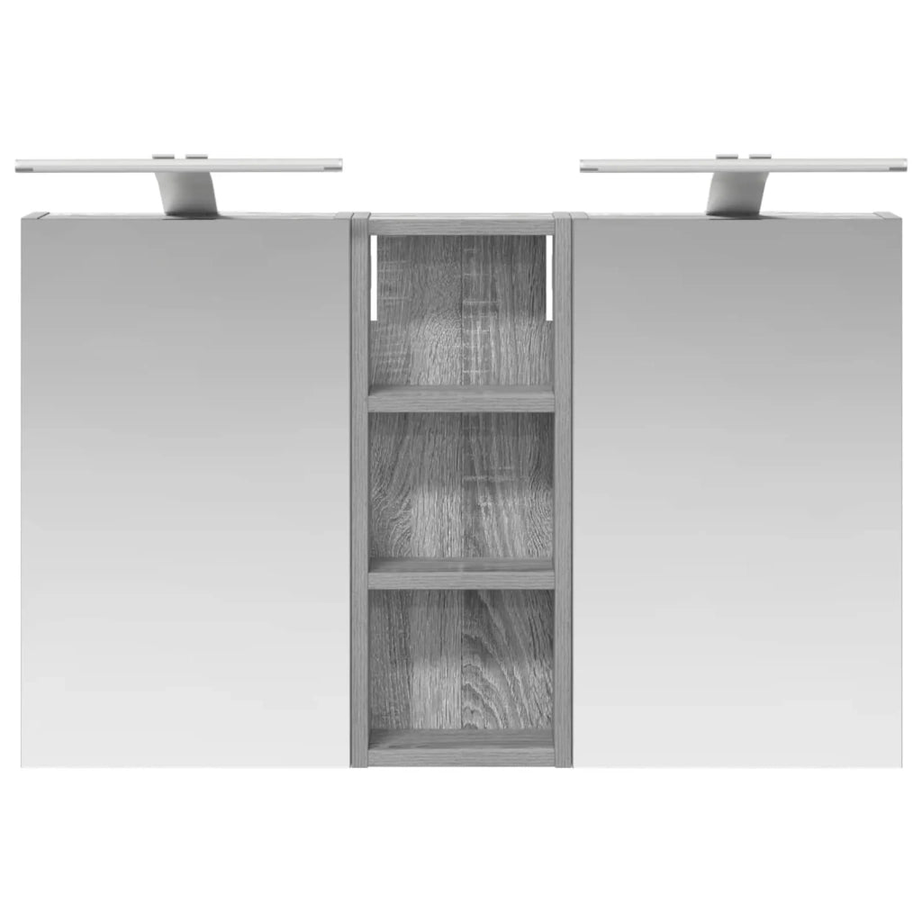 Set di Armadi da Bagno con lo scaffale 3 pcs 80 x 10,5 x 50 cm 3403661