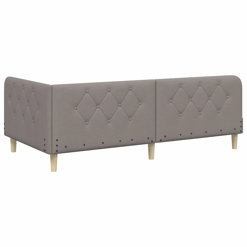 Cornice del letto ad angolo Talpa 100 x 200 cm Tessuto 42016582