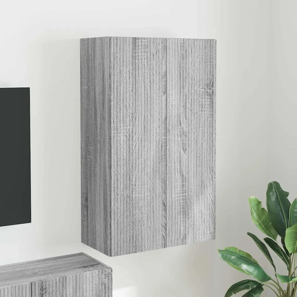 Mobile TV da parete Grigio Sonoma 59,5 x 31 x 100 cm 892375