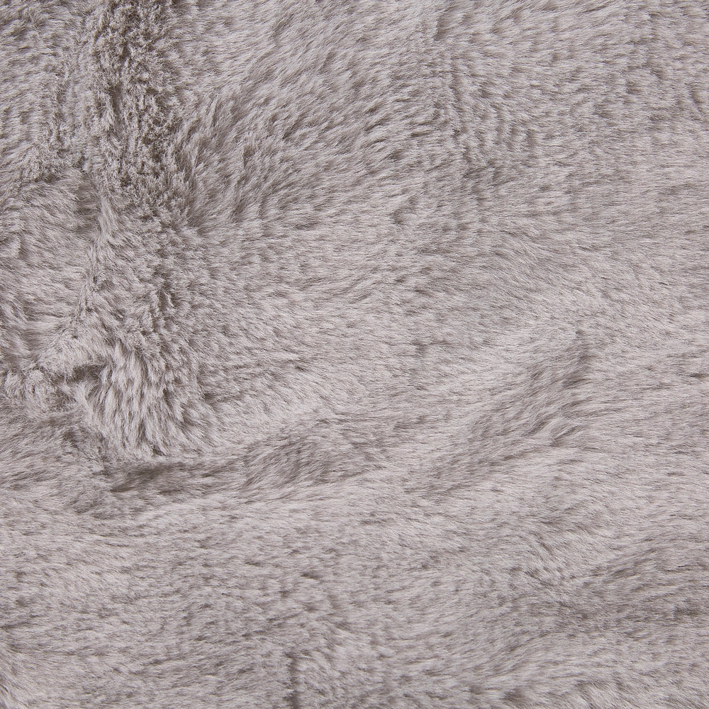 Coperta plaid in tessuto di Poliestere Grigio 150 x 200 cm Soggiorno Soffice Decorazione Design Moderno