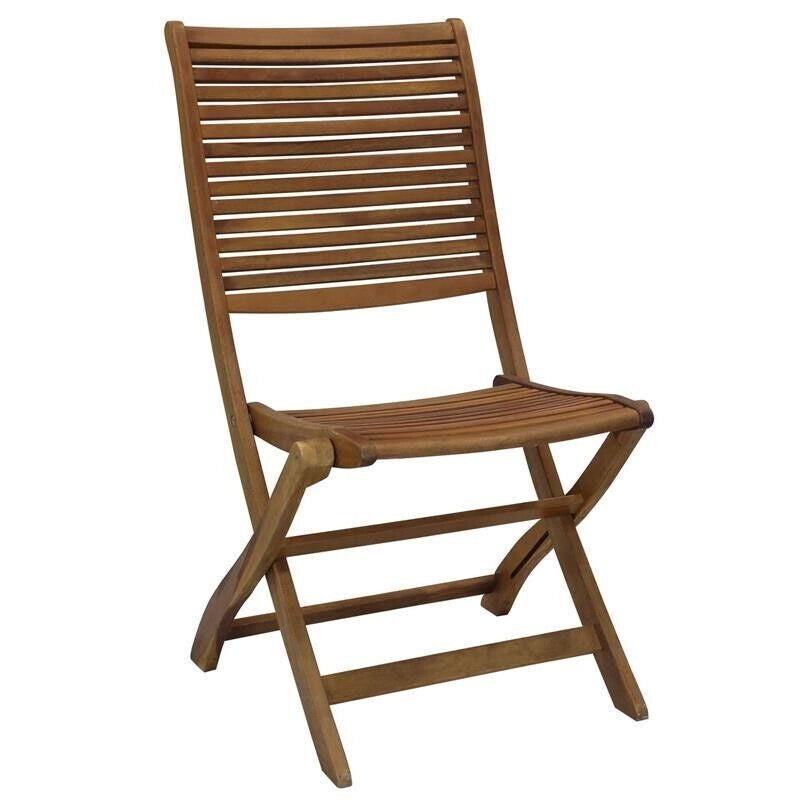 SEDIA RIVIERA IN LEGNO DI ACACIA SENZA BRACCIOLI 50 X 64 X H94 CM