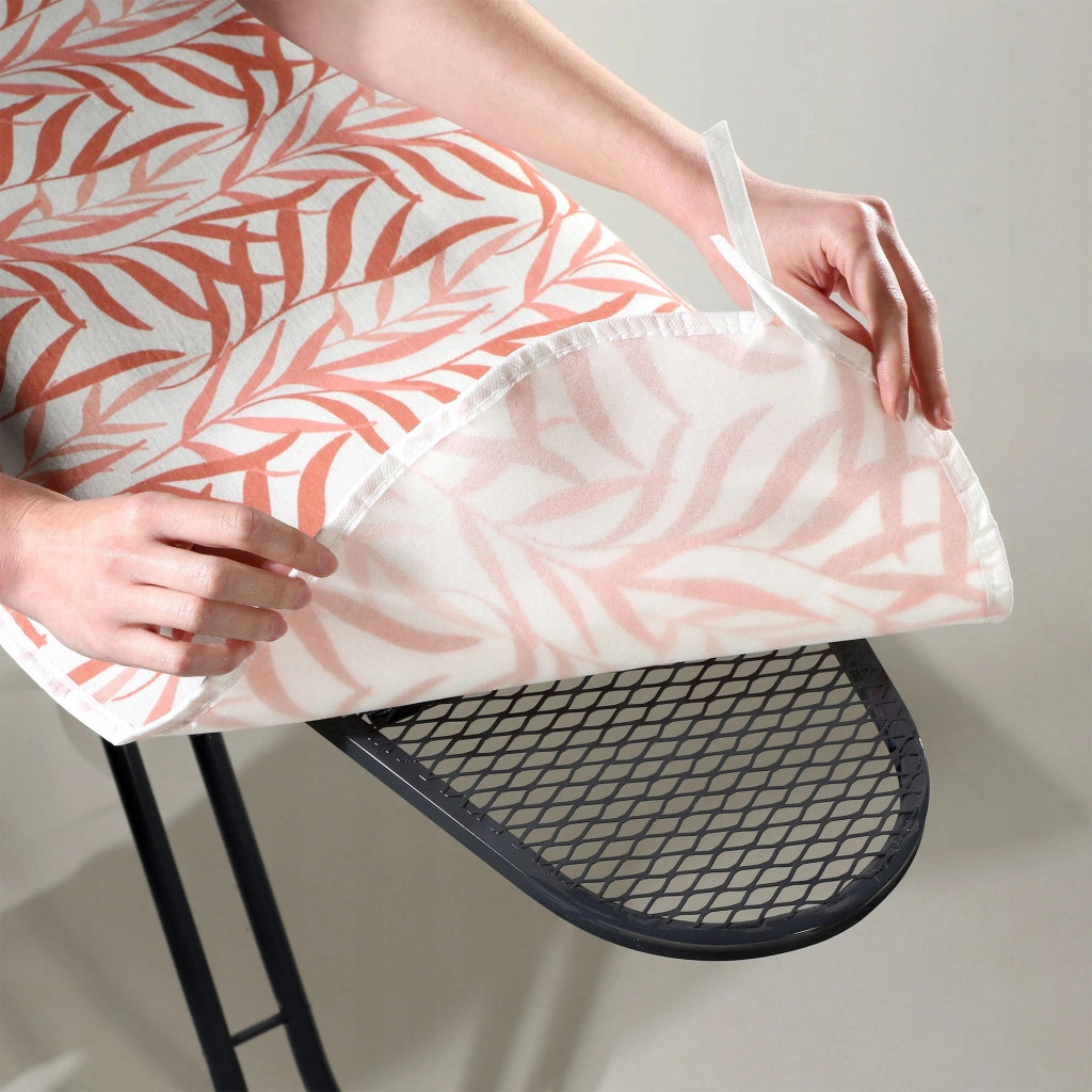 Fodera elasticizzata per asse da stiro KADAX 126x45 cm con foglie