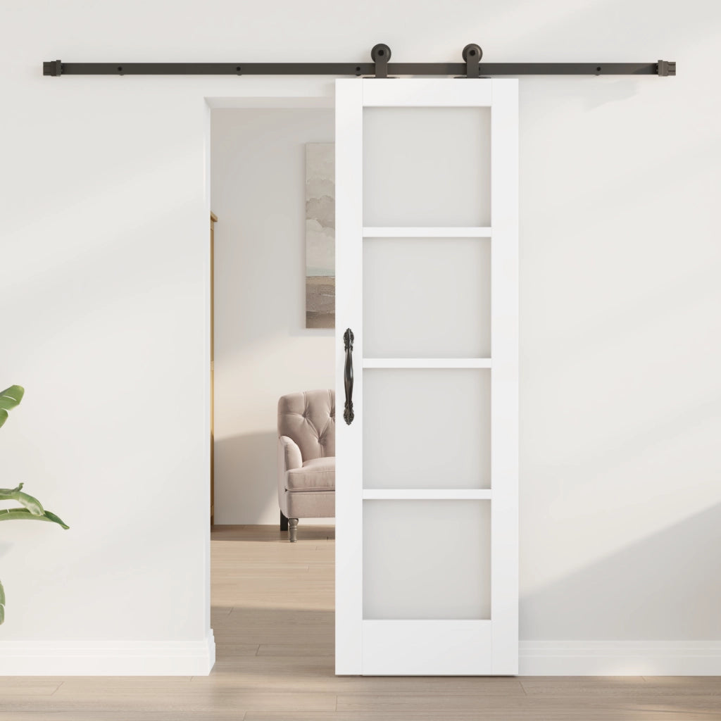 Porta Scorrevole  con Kit Hardware "ORKDAL" Bianca 61x198.5 cm