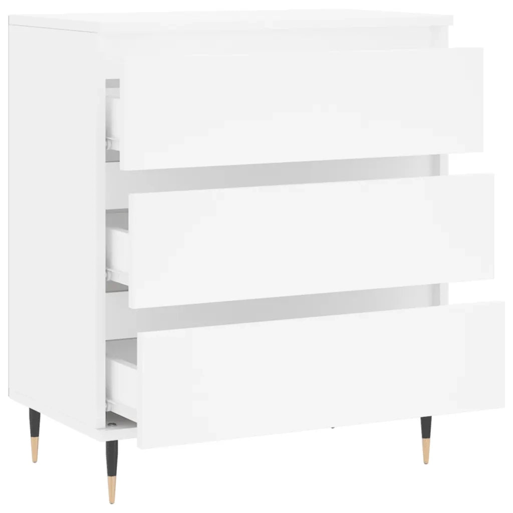 Credenza-Buffet-Armadio da cucina Bianca 60x35x70 cm in Legno Multistrato 903712