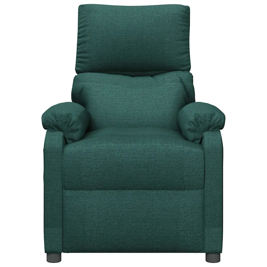 Divano Sedia-Poltrona Massaggiante Verde Scuro in Tessuto 218573