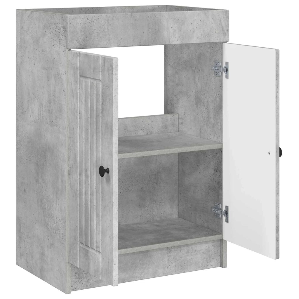 Mobiletto da bagno sotto il lavello Grigio Cemento 890037