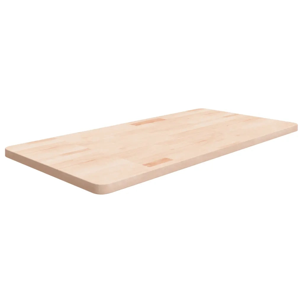 Piano Bagno 100x50x2,5 cm in Legno Massello Non Trattato cod mxl 51349