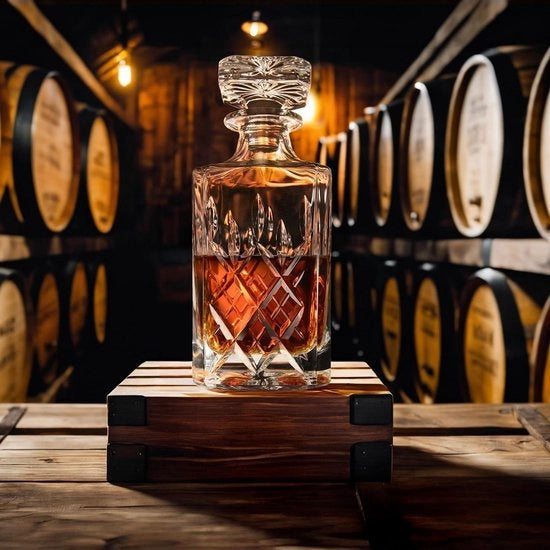Set di caraffa vintage da whisky - 800 ml - set per whisky - regali per uomini - liquori forti come likeur whisky